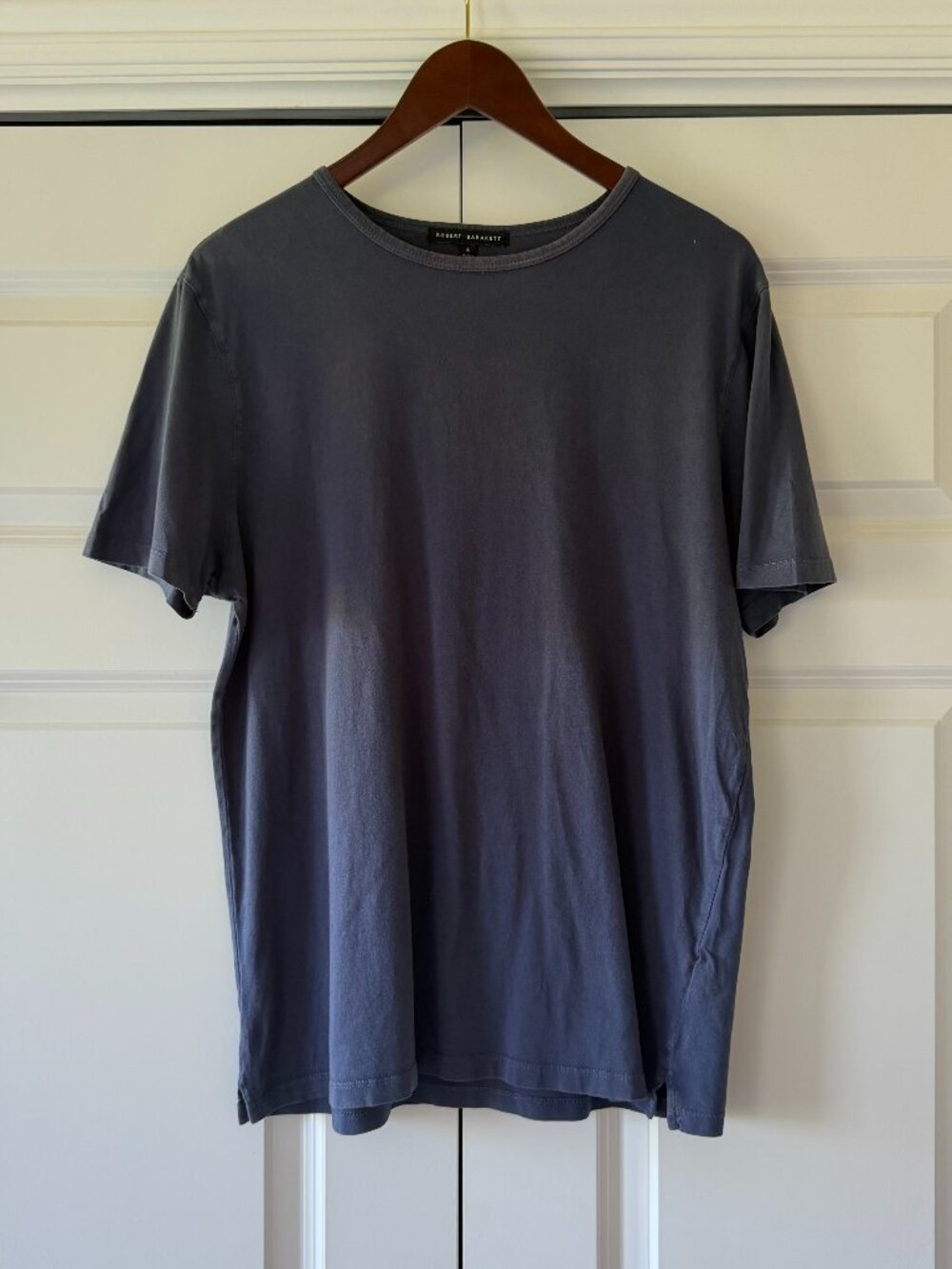 Robert Barakett Crewneck T-Shirt – Navy Blue – Size Small